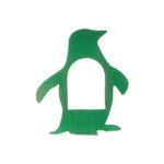 Dark Green Omnipod Penguin