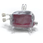 pink clear window pouch