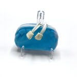 soft blue pouch