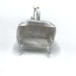 white clear window pouch