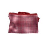 gingham red