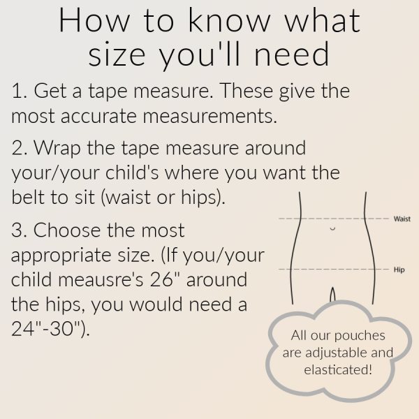 pump pouch how to measure