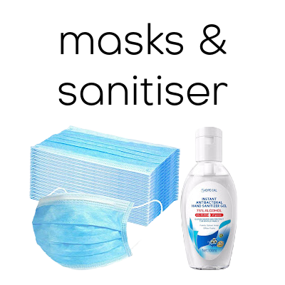 Face Masks & Hand Sanitiser