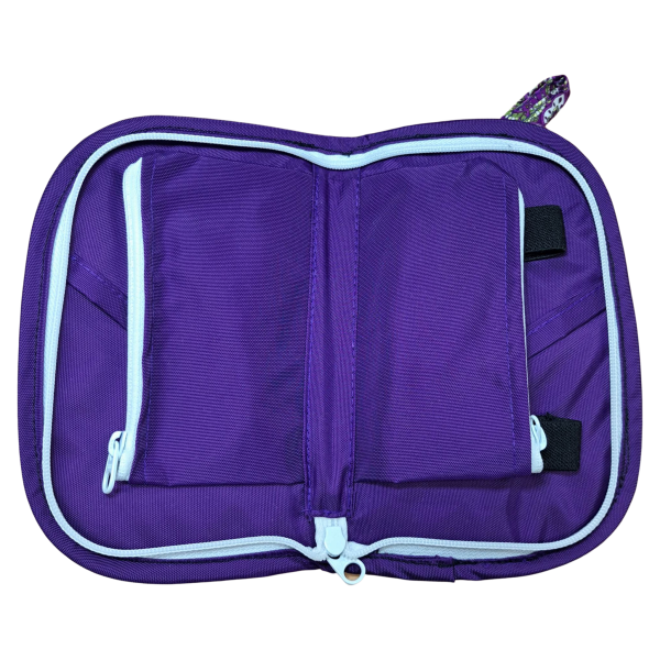 Meter Case – Purple Paisley Open