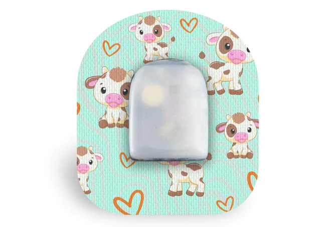cute cows patch omnipod for blood glucose meter accessories diabetes supplies 868196 670x