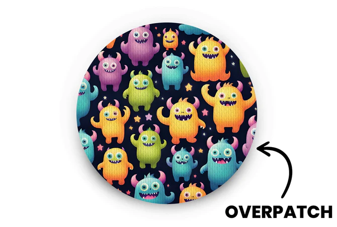 cute monsters patch for cgm patch diabetes supplies 280380 670x